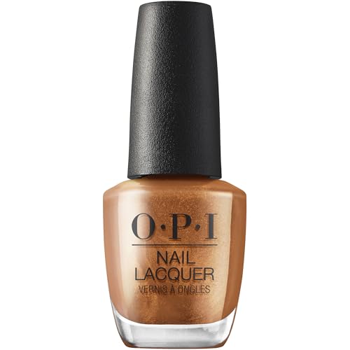 OPI Nail Lacquer - Millennium Mocha Opaque Dark Brown Metallic - Long Wear
