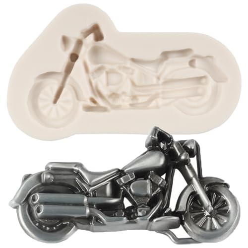 Motorcycle Fondant Molds - Silicone Cake Decorating & Chocolate Mold - Style A