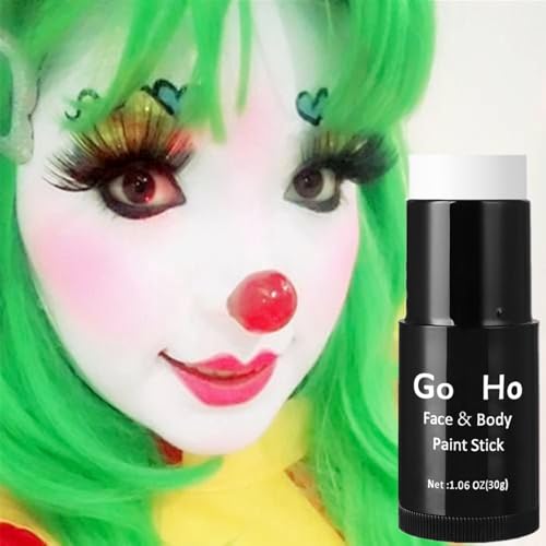White Face Paint Stick - Blendable Waterproof Halloween Makeup - 1.06 oz