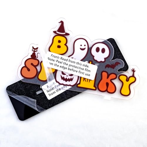 Halloween Party Decorations Acrylic Sign for Indoor Use - Spooky Festive Decor