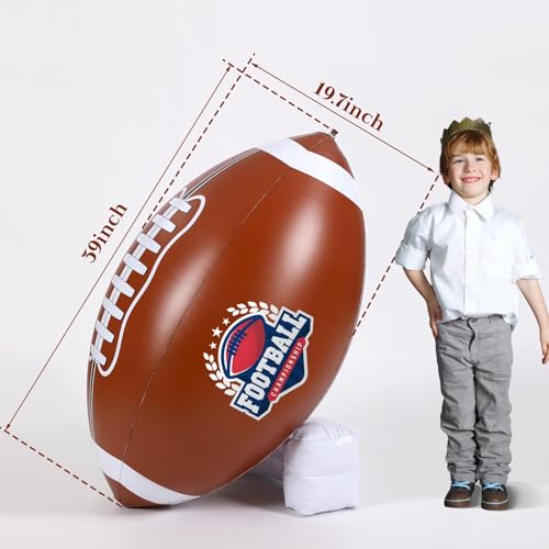 Giant Inflatable Football Party Decorations - 39 Inch Set, Funny Style