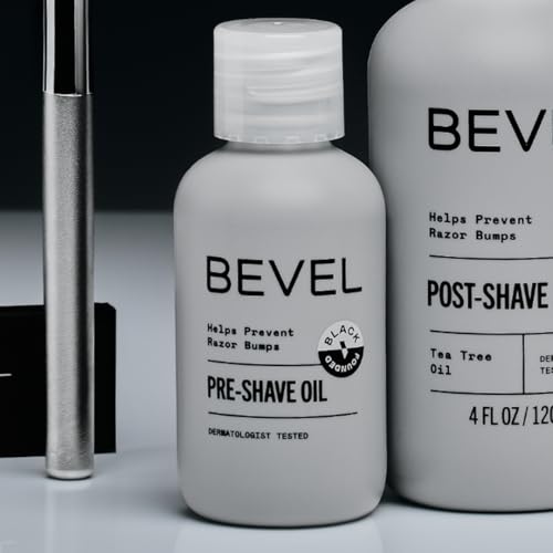 Pre Shave Oil for Men with Castor, Olive & Tea Tree Oils - 2 Fl Oz, Pack of 1