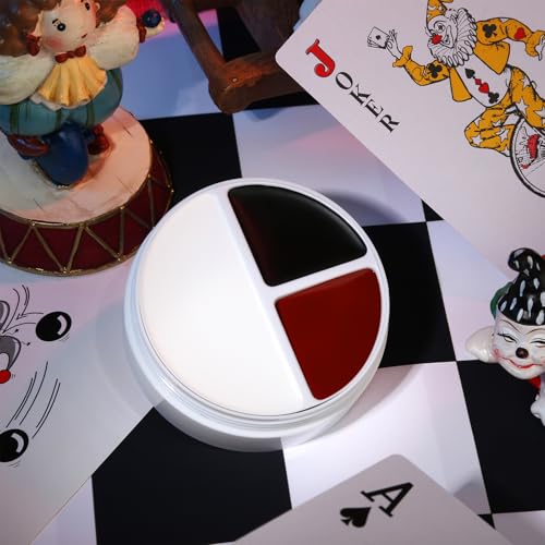 Black Red White Face & Body Paint Makeup - 1 PCS - Halloween SFX Costume & Stage