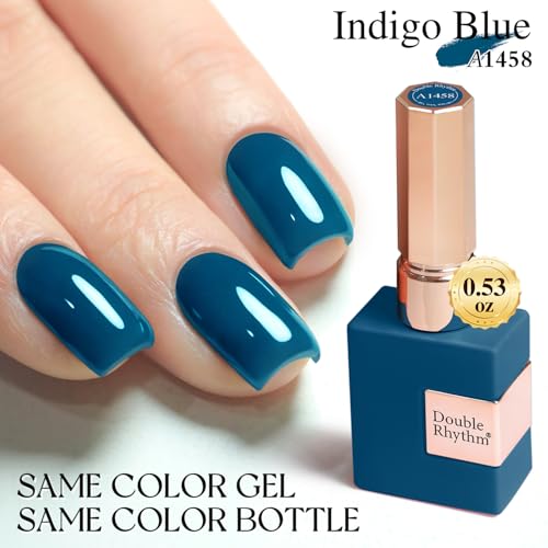 Double Rhythm 15ML Gel Polish - Lake Blue, Same Color, Soak Off, Salon & DIY
