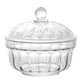 Plastic Candy Dish Sugar Bowl with Lid - Kitchen Food Storage Container