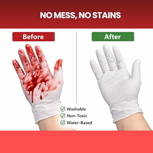 Washable Fake Blood for Medical Training 30ml - Trauma & Suturing Practice
