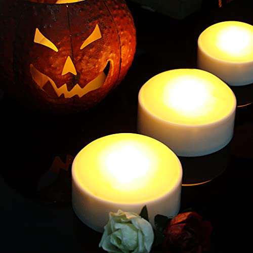 White LED Jack-O-Lantern Pumpkin Lights with Remote 3-Pack for Halloween