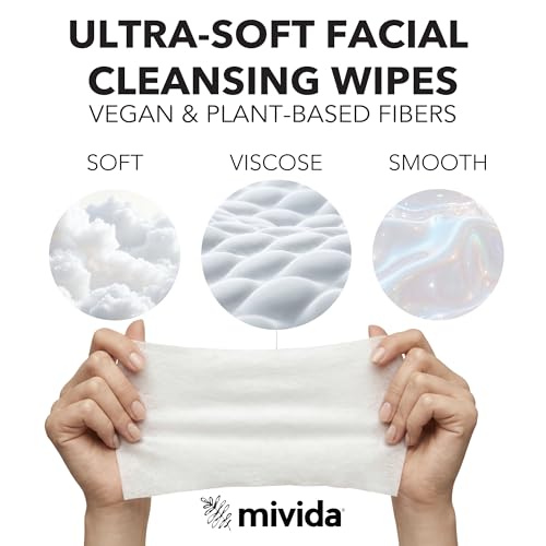 Travel Size Hypoallergenic Makeup Remover Wipes with Vitamin E, 80 Count