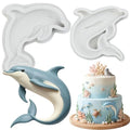 Dolphin Silicone Mold for Cake Decorating and Chocolates - Set of 2