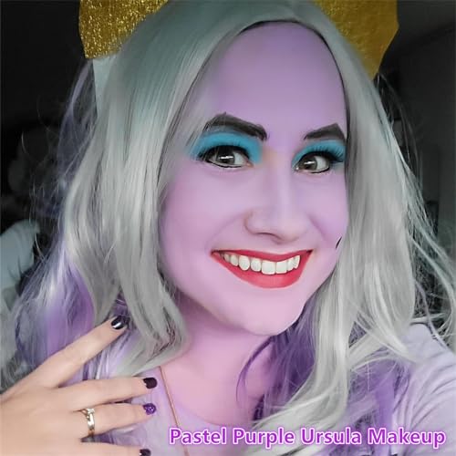 Go Ho Pastel Purple Water-Based Face & Body Paint 2.1oz for FX, Cosplay & Halloween - Variation: Pastel Purple