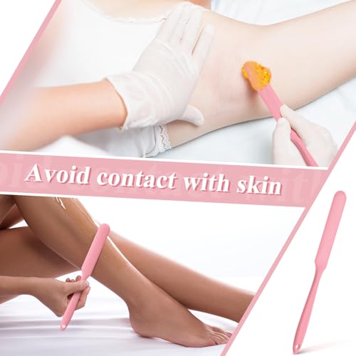 Silicone Wax Spatula for Hair Removal - Reusable Sun Pink