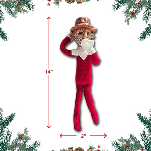 Creepy Goblin Elf Decoration - Halloween & Christmas Horror Ornament - 35cm - Handmade Spooky Figurine - Variation: Creepy Goblin Elf