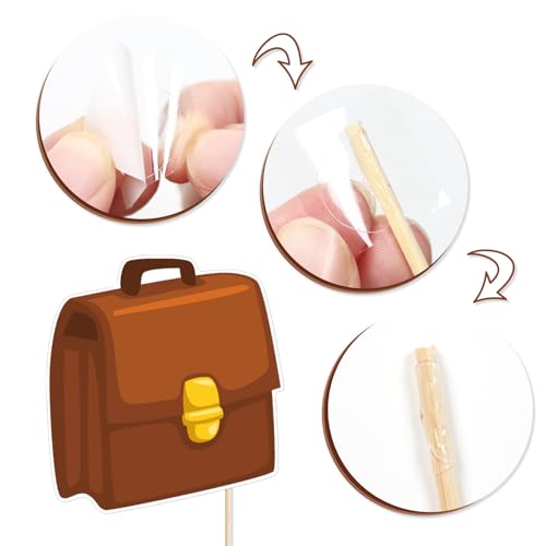 Detective Photo Booth Props Set for Parties and Events - 20 Pieces