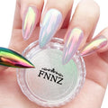 FNNZ Unicorn Chrome Nail Powder Aurora Mirror Effect - Romantic Jardin
