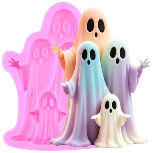 Halloween Ghost Silicone Fondant Mold - G Style Candy & Cake Decoration