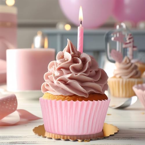 Pink Cupcake Liners for Baking - 300 Pcs Wedding & Party Decorations - Variation of Pink