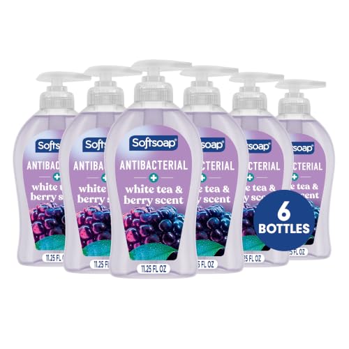 Antibacterial Hand Soap with White Tea & Berry - 6 Pack, 11.25 Fl Oz