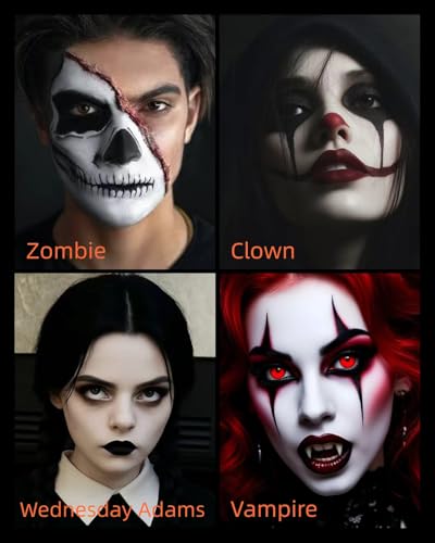 Halloween Fake Blood Makeup Kit for Zombie Vampire Costumes - 4PCS Special Effects Set
