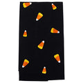 Halloween Candy Corn Waffle Weave Cotton Dish Towel - Embroidered Kitchen Decor