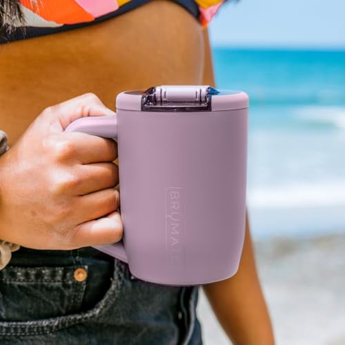 15oz Leak Proof Insulated Coffee Mug with Handle & Lid - Lilac Dusk