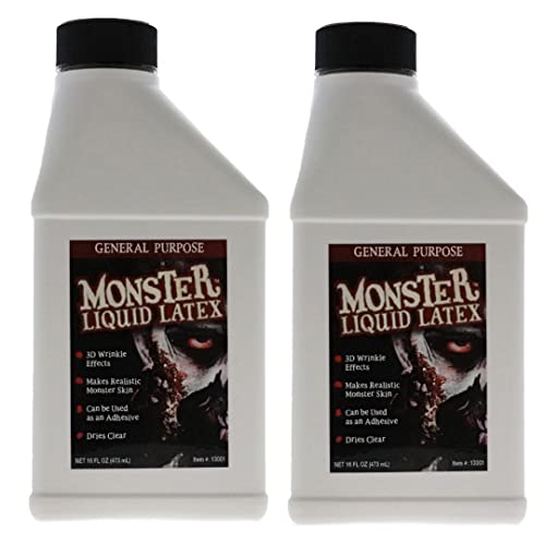 Liquid Latex Body Paint for Halloween Costumes & Special Effects 2 Pack