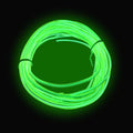 3 M Fluorescent Green EL Wire with Controller Waterproof Flexible Light Strip - DIY Costume & Party Decor