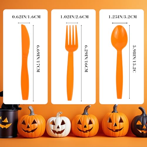 Christmas Disposable Cutlery Set - Knife, Fork & Spoon for Holiday Parties