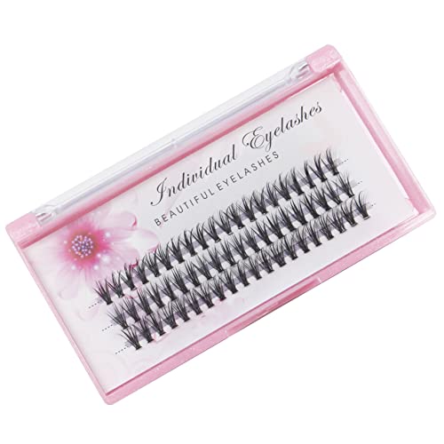 False Eyelash Clusters 8-22mm Length, 0.07mm Thickness, Natural Curl, Handmade Bulk Pack