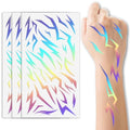 Waterproof Temporary Tattoos Set for Kids & Adults - Halloween, Cosplay & Party Body Art, 3 Sheets