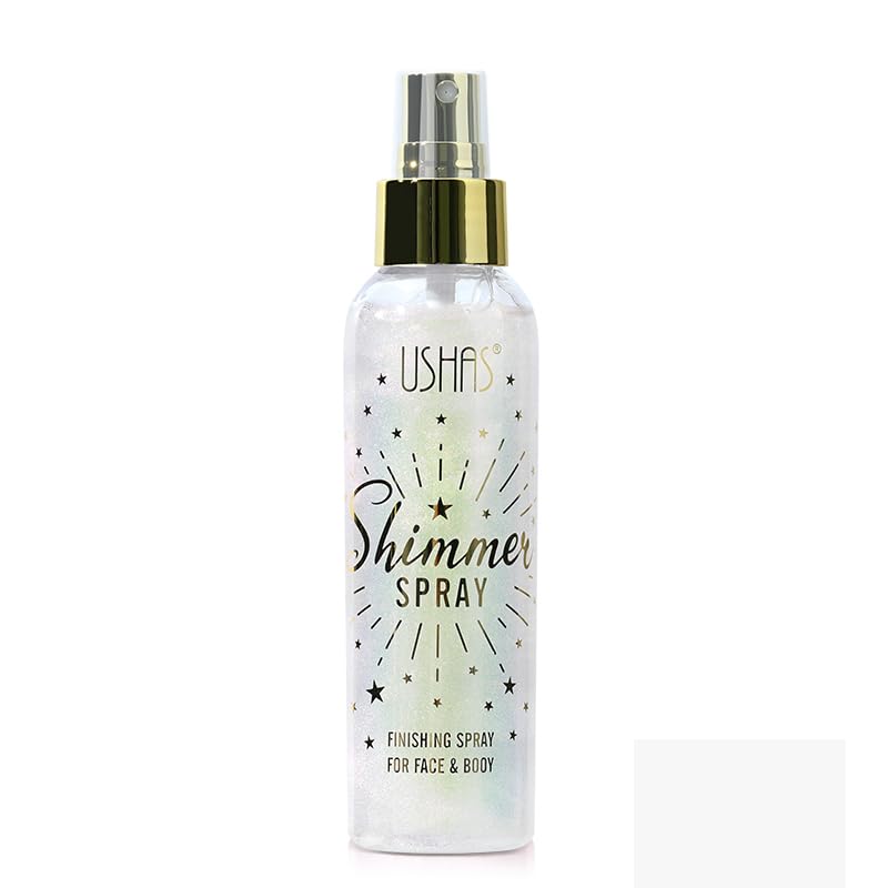 Body Glitter Spray Large Bottle - Shimmering Temporary Body & Face Highlight for Festivals