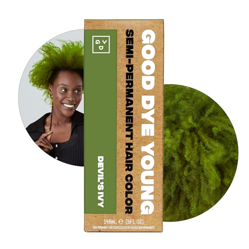 Semi-Permanent Green Hair Dye - Devil's Ivy - 5 Fl Oz - Vegan & Cruelty-Free