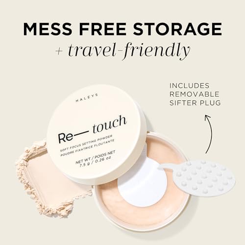 Talc-Free Loose Setting Powder - Translucent, Oil Control, Blurring - Haley's Re-touch Variation