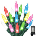 Multicolor Easter String Lights 33FT 100 LED with 16 Light Modes - Green Wire