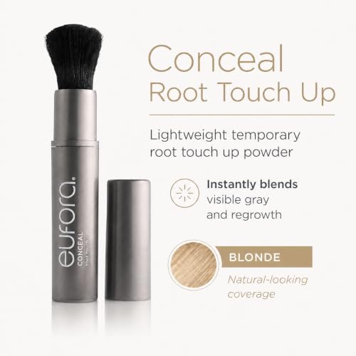 Eufora Conceal Root Touch Up Blonde - Hair Color Powder for Gray Coverage