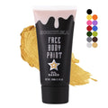Gold Face & Body Paint Kit - Metallic Oil-Based Makeup for Halloween & Cosplay - 2.1 Fl.oz