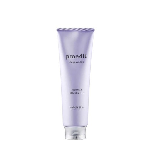 Lebel Proedit Care Works Bounce Fit+ Hair Treatment Mask - Deep Moisture & Elasticity for Damaged Hair | 8.4 oz