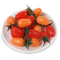 Fake Cherry Tomatoes Set - 20 Lifelike Red and Yellow Artificial Fruit Decor for Kitchen & Party