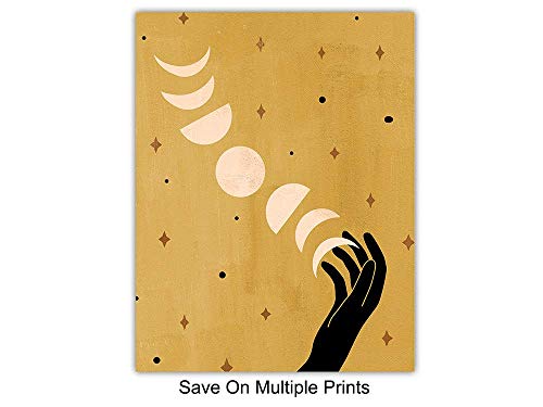 Minimalist Wall Art Prints - Abstract Celestial Line Art for Home & Office Decor