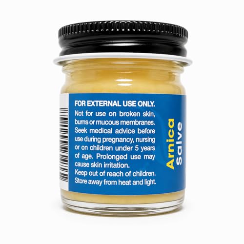 Organic Arnica Salve - Moisturizing Herbal Skincare Balm, 1 oz - Handmade