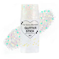 Rainbow White Glitter Stick for Face Hair Body - Sparkly, Mess-Free, Waterproof