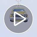 NYC Taxi Glass Blown Christmas Ornament - Handcrafted Holiday Decoration
