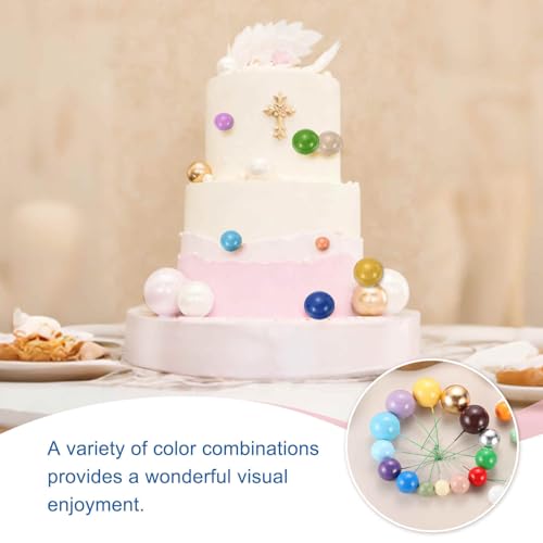 Cake Toppers Foam Ball Set - Grass Green, 32 Pcs Party & Wedding Decoration