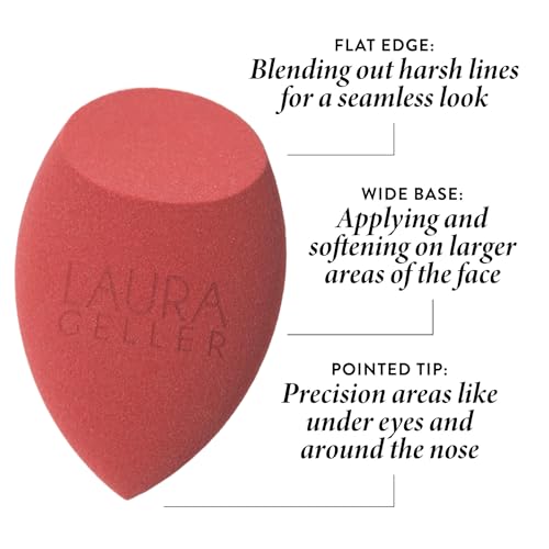 Laura Geller Full Face Blending Sponge Set - 16 Makeup Sponges for Foundation & Concealer