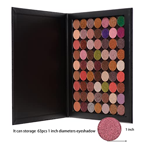 Large Magnetic Makeup Palette for Eyeshadow, Blush & Powder - Diamond Shape