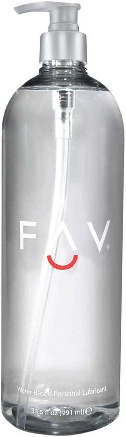 FAV Water-Based Luxury Personal Lubricant - Natural Feeling, Toy Friendly & Condom Safe | 33.5 Fl Oz