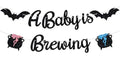 Halloween Baby Shower Banner - Spooky Pregnancy Announcement Decor