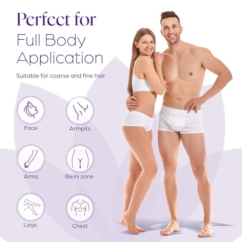 PURE AWARENESS Wax Strips for Hair Removal - 765 Pieces, Face & Body