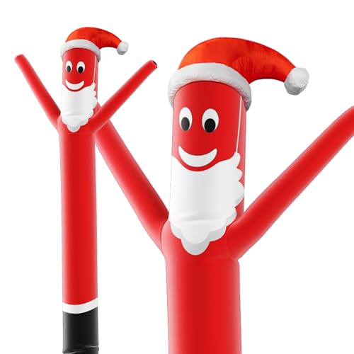 Santa Disguise Air Dancer Inflatable Tube Man - 10ft Christmas Outdoor Decoration