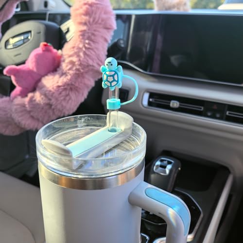 Turtle Silicone Straw Covers - 6 Pack for 30oz & 40oz Tumblers - Variation of THIS listing