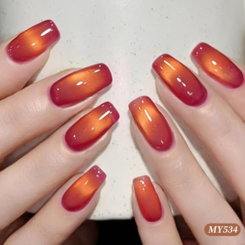 Born Pretty Spring Summer Fruit Cat Magnetic Eye Gel Nail Polish Set - 6 Colors